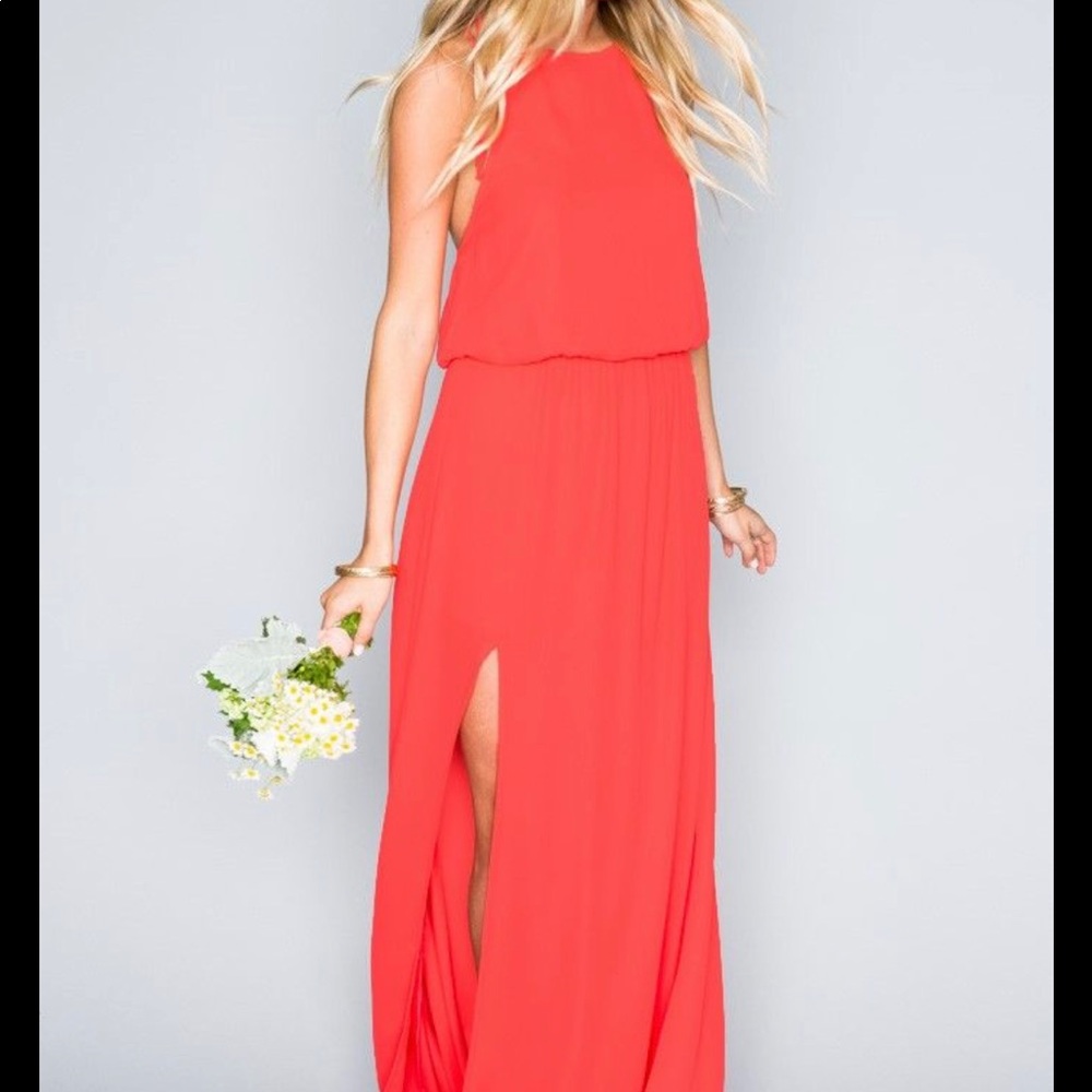 Mumu Heather halter dress size small